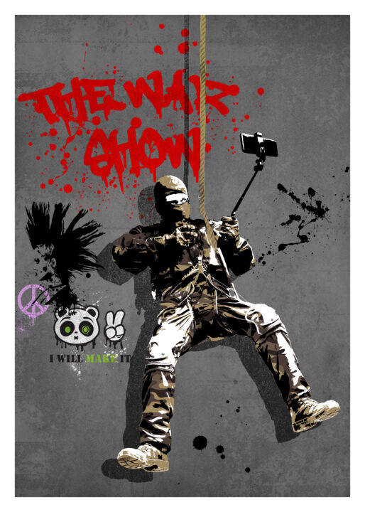印花与版画 标题为“The War Show” 由Giorgio Mussati, 原创艺术品, 丝网印刷