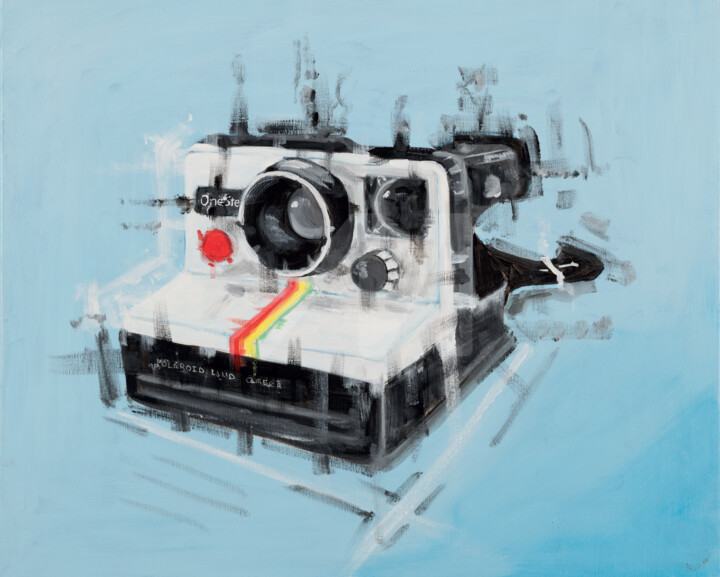 Digital Arts titled "AFFICHE POLAROID SX…" by Harissart, Original Art, Digital Print
