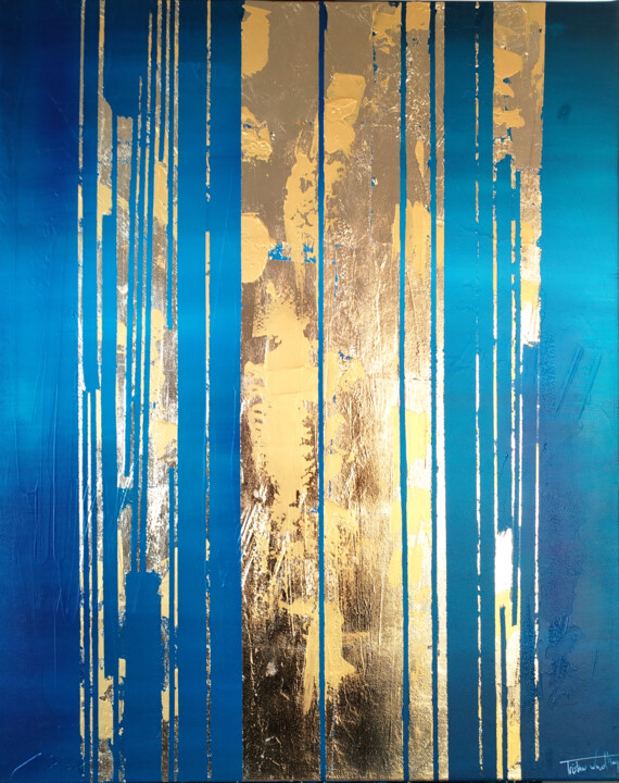 Schilderij getiteld "Dissolution Emergen…" door Tristan Wendlinger, Origineel Kunstwerk, Acryl Gemonteerd op Frame voor hout…