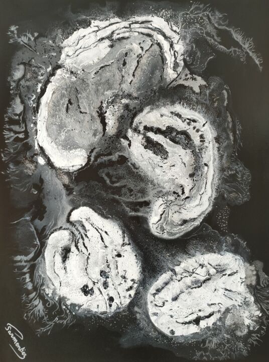 Peinture intitulée "ARTY N 3" par Brigitte Parmentier, Œuvre d'art originale, Acrylique Monté sur Châssis en bois