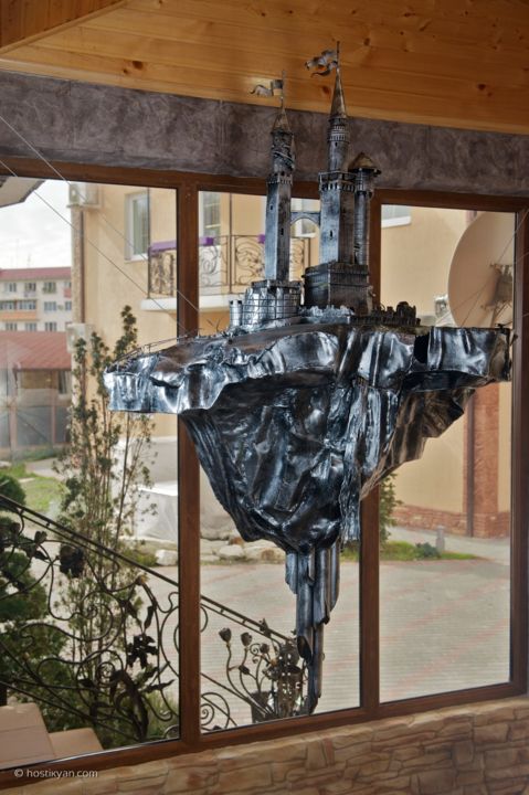 Sculpture titled ""Flying Island" Cha…" by Alex Tikhonov, Original Artwork