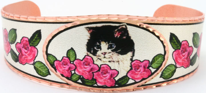 Artesanato intitulada "Cat Bracelets" por Jenn Webb, Obras de arte originais, Jóias
