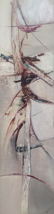 Schilderij getiteld "Empreintes" door Coralie Giboz, Origineel Kunstwerk, Acryl