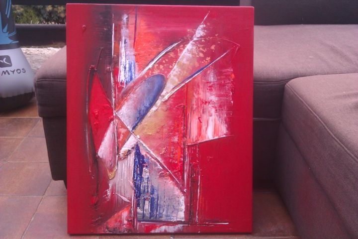 Peinture intitulée "ABSTRACTION" par Coraline Ravidat, Œuvre d'art originale, Acrylique