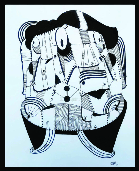 Digital Arts titled "Siamese 2" by Corei, Original Art, 2D Digital Work