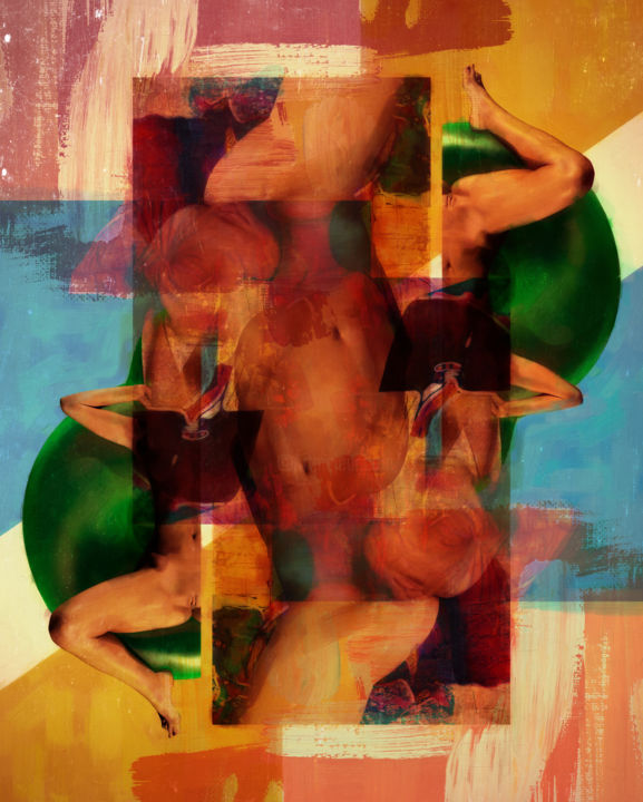 Digital Arts titled "INTEGRALE" by Cobran, Original Artwork