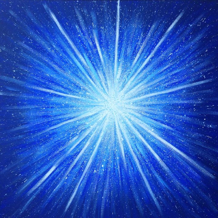 Pittura intitolato "Starlight" da Corinna Casu, Opera d'arte originale, Acrilico