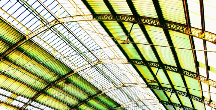 Fotografie getiteld "Gare d'Avignon-Cent…" door Corinne Courlet, Origineel Kunstwerk, Digitale fotografie