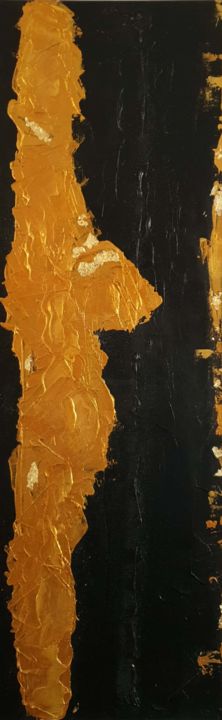 Peinture intitulée "Golden Age" par Corinne Elberg, Œuvre d'art originale, Acrylique