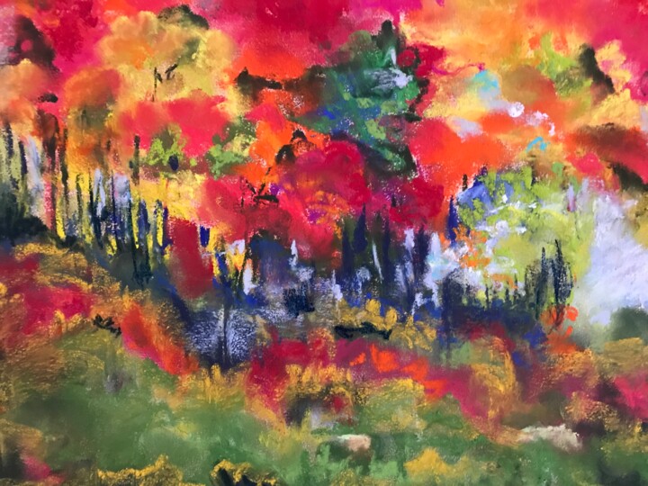 Painting titled "Colors" by Corinne Lanno, Original Artwork