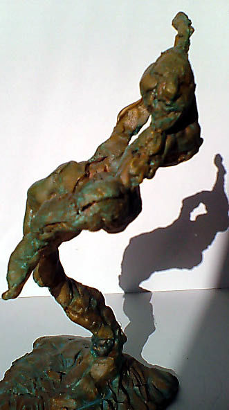 Sculptuur getiteld "25cm__bronze_2_cori…" door Corinne Pagny, Origineel Kunstwerk