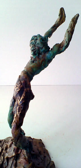 Sculptuur getiteld "25cm_bronze_corinne…" door Corinne Pagny, Origineel Kunstwerk