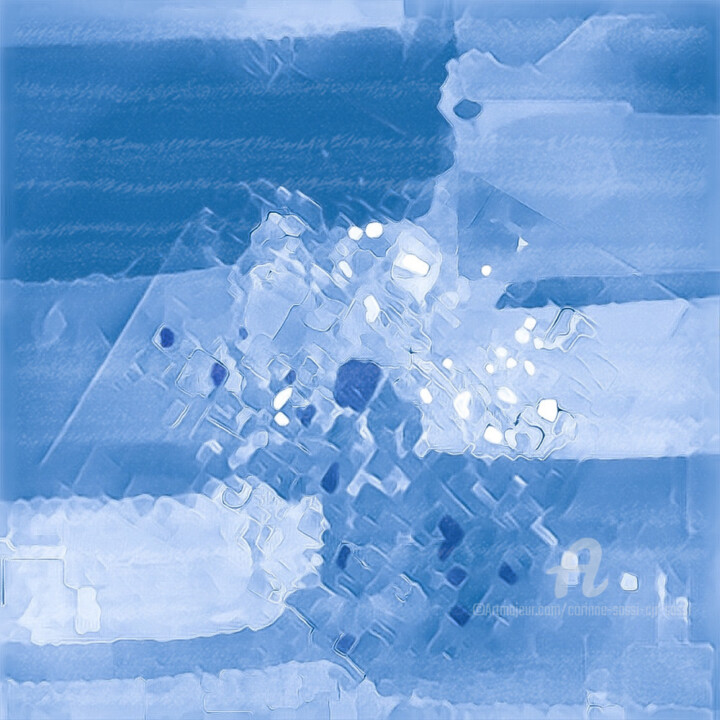 Arte digitale intitolato "Antartica" da Corinne Sassi (Cjr sassi), Opera d'arte originale, Collage digitale
