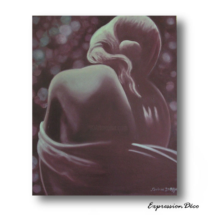 Painting titled "Passionnatta" by Corinne Duran, Original Artwork, Oil