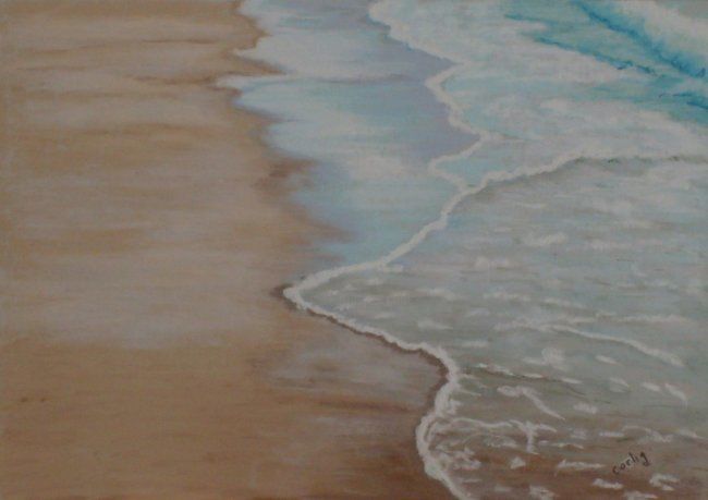 Le Sable Fin, Painting by Corlig