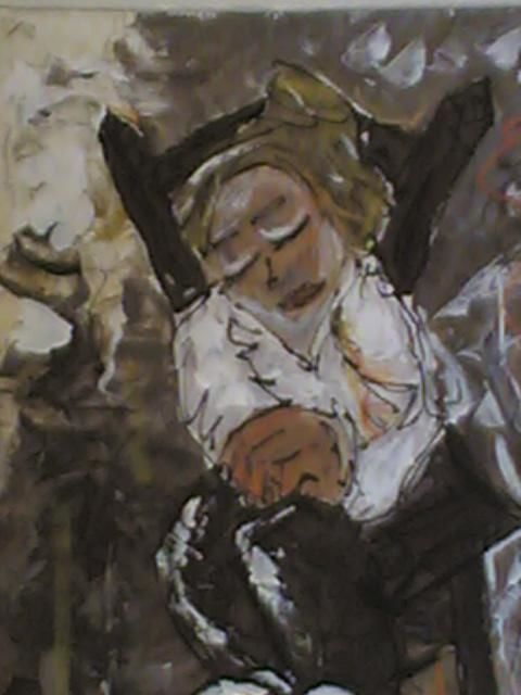 Peinture intitulée "Dreaming.........." par Cornelia Pieterse, Œuvre d'art originale, Huile