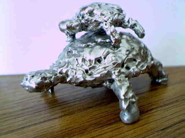Sculpture titled "Testoasele" by Marian Ene, Original Art,