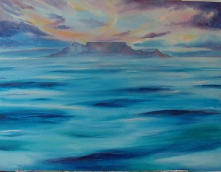 Картина под названием "Ocean Mist" - Mcbride Robin, Подлинное произведение искусства