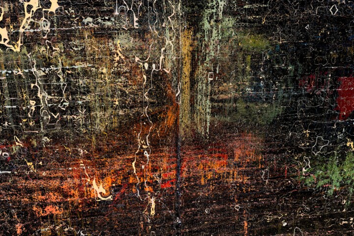 Arts numériques intitulée "Rust" par Cosmophonique, Œuvre d'art originale, Peinture numérique