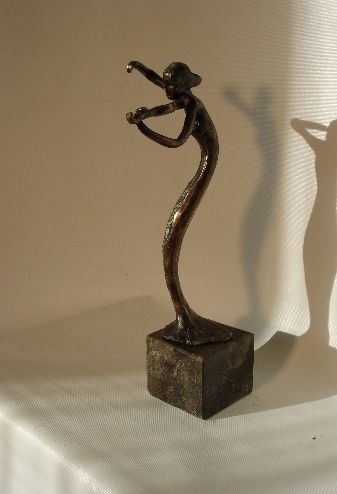 Sculpture titled "violiste 2" by N.C.J. Stam, Original Artwork, Casting