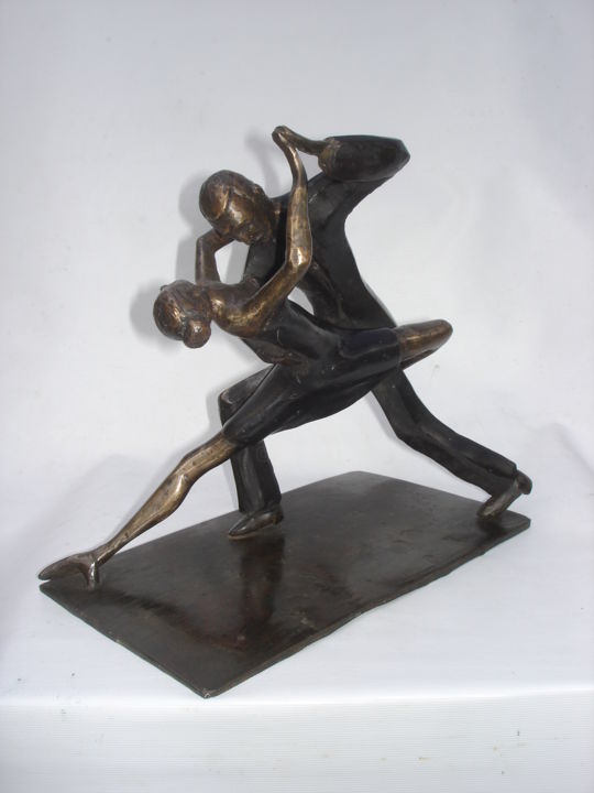 Sculptuur getiteld "Tango passion" door N.C.J. Stam, Origineel Kunstwerk