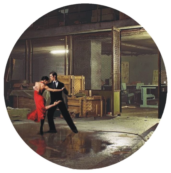 Painting titled "TANGO" by Costantino Renzo, Original Art, Oil