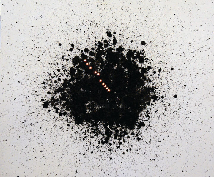 "“Explosion”" başlıklı Heykel Costis Triantafyllou tarafından, Orijinal sanat, Metaller
