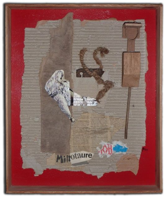 "Pauvre Minotaure" başlıklı Heykel Alain Cotten tarafından, Orijinal sanat