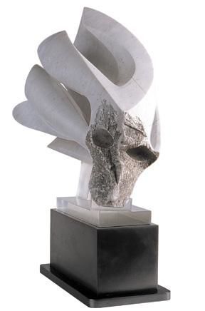 Sculpture titled "Wind" by Philippe Coudari, Original Artwork, Stone