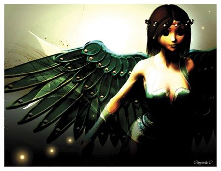Digital Arts titled "Carte Postales Angel" by Chrys, Original Artwork