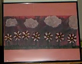 Картина под названием "pinwheel flowers" - Craftylady, Подлинное произведение искусства