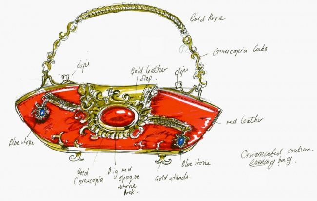 Pintura intitulada "Ornamented Couture…" por Jefferson Zipp, Obras de arte originais