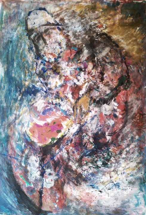 Painting titled "img-20160811-165628…" by Crazy Michel, Original Artwork