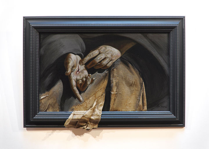 Stigmates Jpg Painting By Frederic Martin Artmajeur