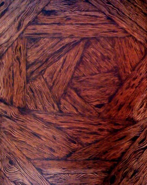 Peinture intitulée "Perpetual wood tunn…" par Eric Sebastian, Œuvre d'art originale