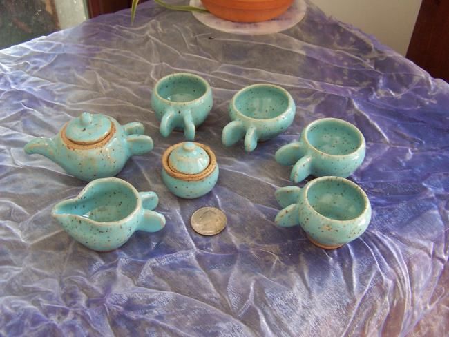 Design intitulée "Mini Tea pot set" par Bethany Mackey, Œuvre d'art originale
