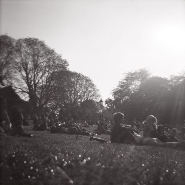 Photographie intitulée "Buttes Chaumont 2" par Solenne Roy, Œuvre d'art originale