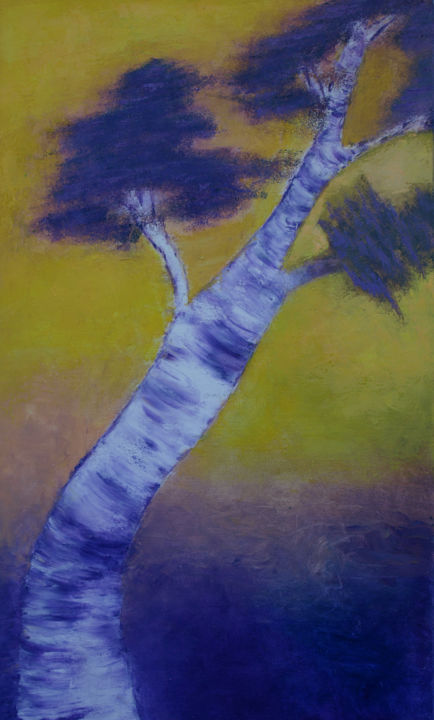 Malarstwo zatytułowany „TREE” autorstwa Crina Iancau, Oryginalna praca, Olej