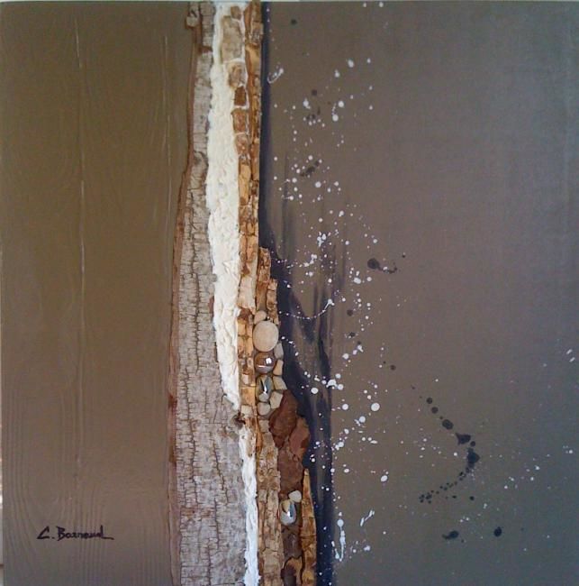 Painting titled "Extraction" by Christiane Barnaud, Original Artwork