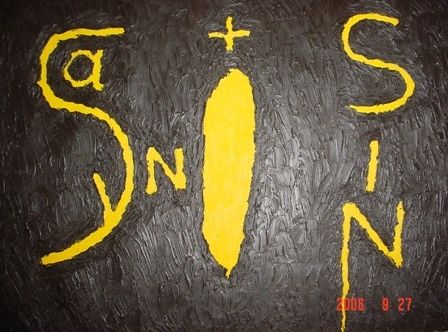 Peinture intitulée "Say No To Sin" par Crispo Matenda-Shumba, Œuvre d'art originale