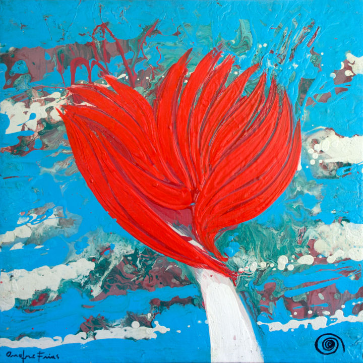 Malerei mit dem Titel "5908-tropico-puro-a…" von Cristhiam David Toro Ortegano, Original-Kunstwerk, Acryl