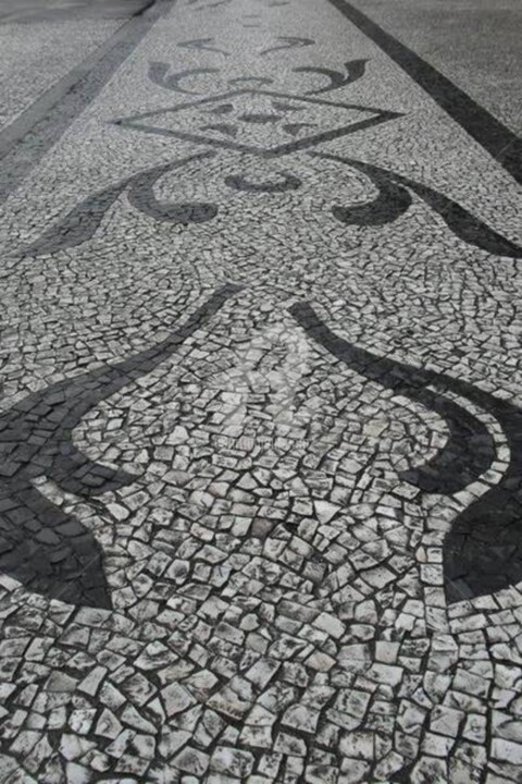 Fotografia intitulada "Calçada Limpa" por Cristiane Costacores, Obras de arte originais