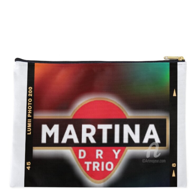 Art textile intitulée "Martina Dry pochett…" par Cristina Frassoni, Œuvre d'art originale, Accessoires