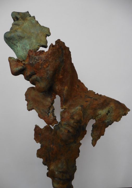 Sculpture intitulée "Frammenti" par Cristina Scalorbi, Œuvre d'art originale, Terre cuite