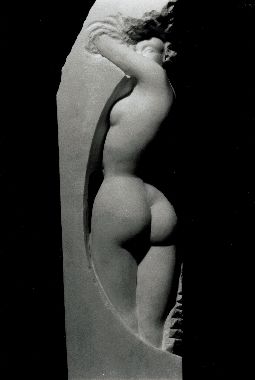 Sculpture titled "Seek" by Cristina Carusi, Original Artwork, Stone