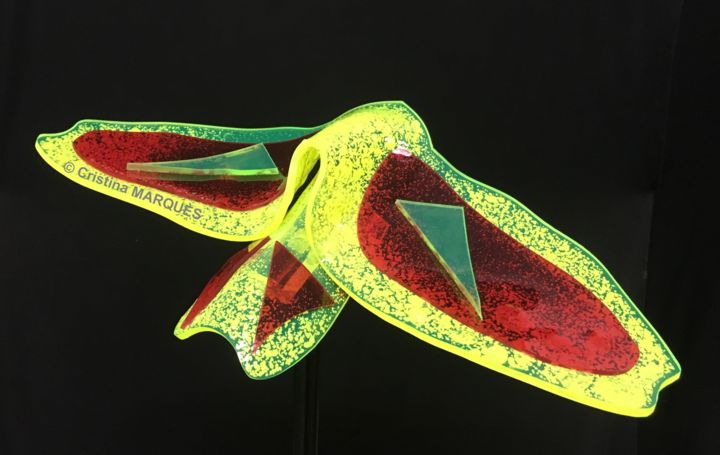 Sculpture titled "L'Araçari de Beauha…" by Cristina Marquès, Original Artwork, Plastic