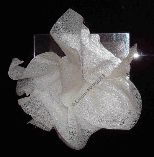 Sculpture intitulée "Irréelle Orchidée" par Cristina Marquès, Œuvre d'art originale, Plastique