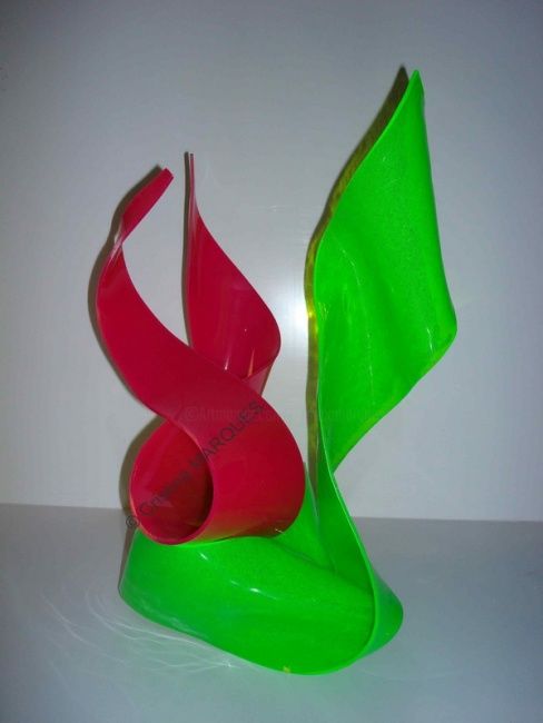 Sculpture intitulée "La Rose des Mers" par Cristina Marquès, Œuvre d'art originale, Plastique