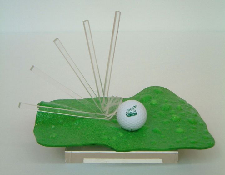 Sculpture titled "Golf II" by Cristina Marquès, Original Artwork, Objects