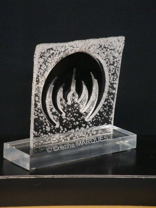 Sculpture titled "Magma by CM" by Cristina Marquès, Original Artwork, Plastic
